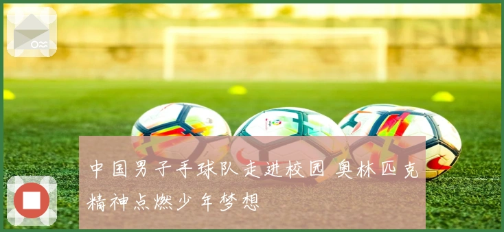 中国男子手球队走进校园 奥林匹克精神点燃少年梦想